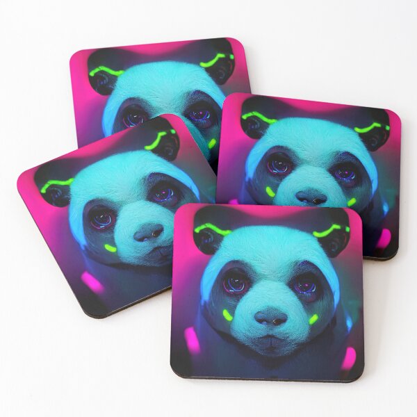 Item preview, Neon Panda bear #2 designed and sold by Prilidiarts.