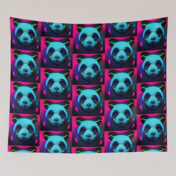 Item preview, Neon Panda bear #2 designed and sold by Prilidiarts.