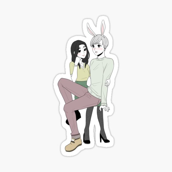 Black & White Sticker
