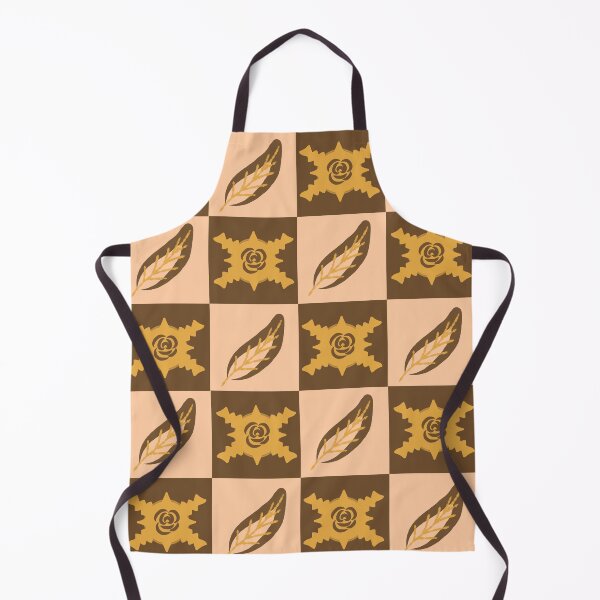 Item preview, Brown Rose and Leaf Checkered Design designed and sold by pearl-carnation.