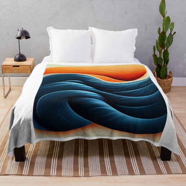 Item preview, Patterns in Orange and Blue - Created by A.I. designed and sold by Created-by-AI.