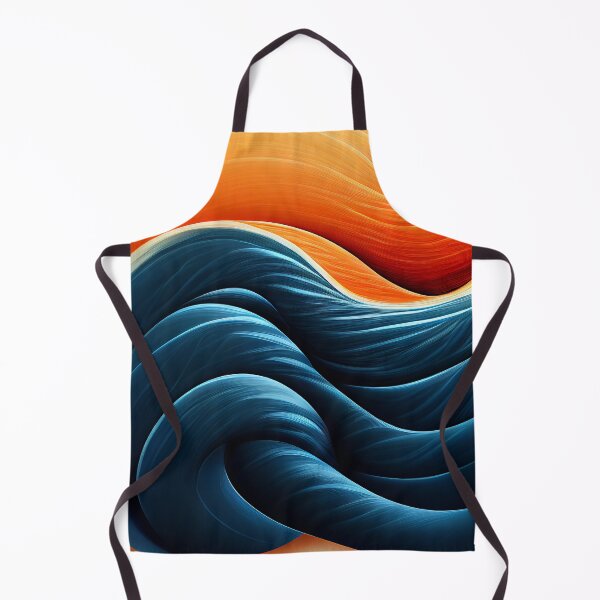 Item preview, Patterns in Orange and Blue - Created by A.I. designed and sold by Created-by-AI.