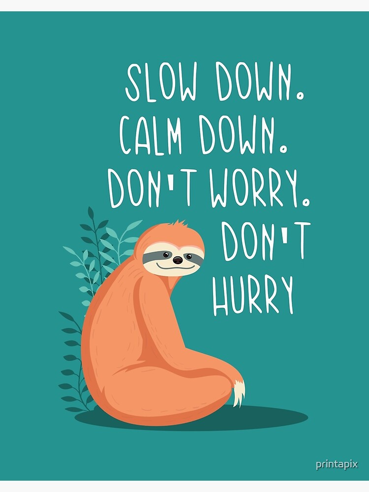 Slow Down {Poster} Slow Down {Poster}