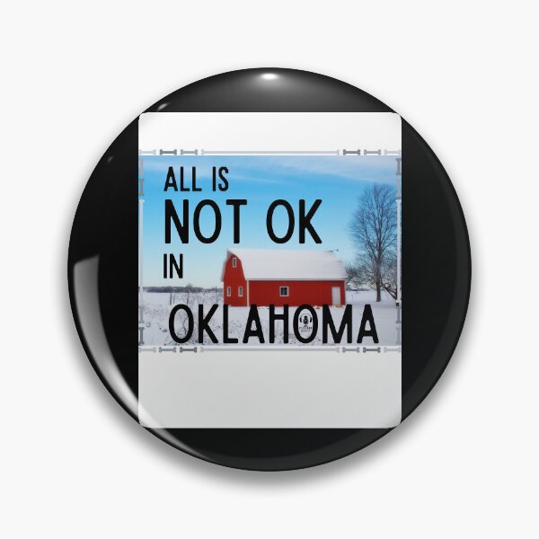 Item preview, All Is Not OK In Oklahoma Poster designed and sold by looksharpishs.