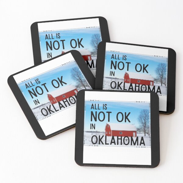 Item preview, All Is Not OK In Oklahoma Poster designed and sold by looksharpishs.