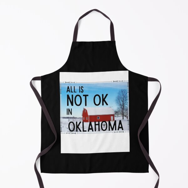 Item preview, All Is Not OK In Oklahoma Poster designed and sold by looksharpishs.