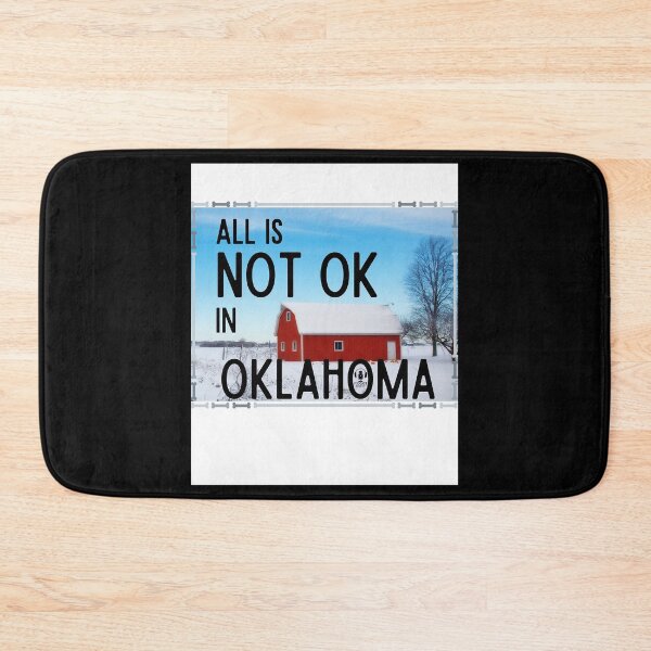 Item preview, All Is Not OK In Oklahoma Poster designed and sold by looksharpishs.