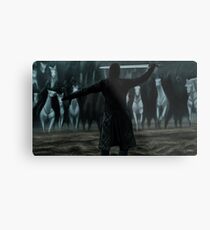 The Battle Metal Print