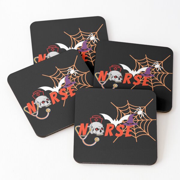 Item preview, Halloween Nurse Nursing Cute Health Worker Halloween Pattern designed and sold by ImaginedCo.