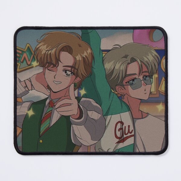 Item preview, Jimin and Taehyung dynamite cartoon ( sailor moon ) designed and sold by moodysticks.