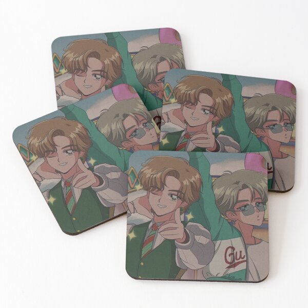 Item preview, Jimin and Taehyung dynamite cartoon ( sailor moon ) designed and sold by moodysticks.