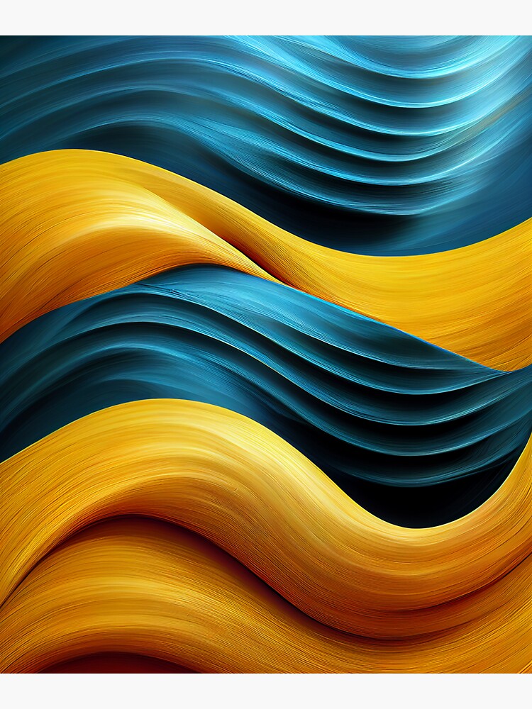 "Patterns in Teal and Yellow Created by A.I." Sticker for Sale by CreatedbyAI Redbubble