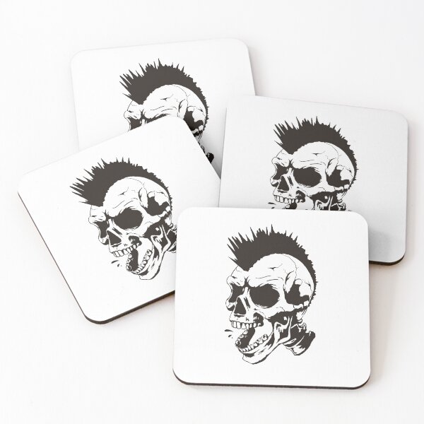 Item preview, Punk skull designed and sold by DerSenat.