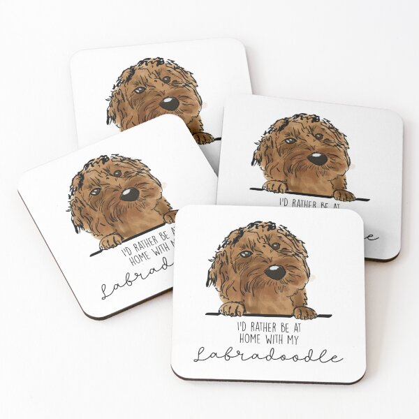 Item preview, I’d rather be at home with my Labradoodle designed and sold by Little Fuzz Shop.