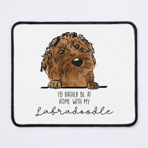 Item preview, I’d rather be at home with my Labradoodle designed and sold by Little Fuzz Shop.
