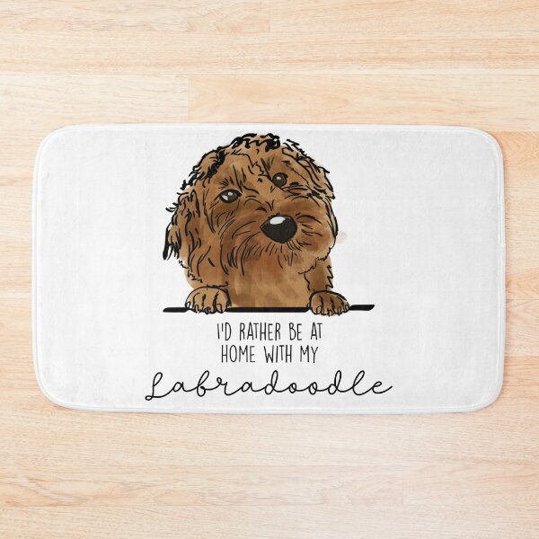 Item preview, I’d rather be at home with my Labradoodle designed and sold by Little Fuzz Shop.