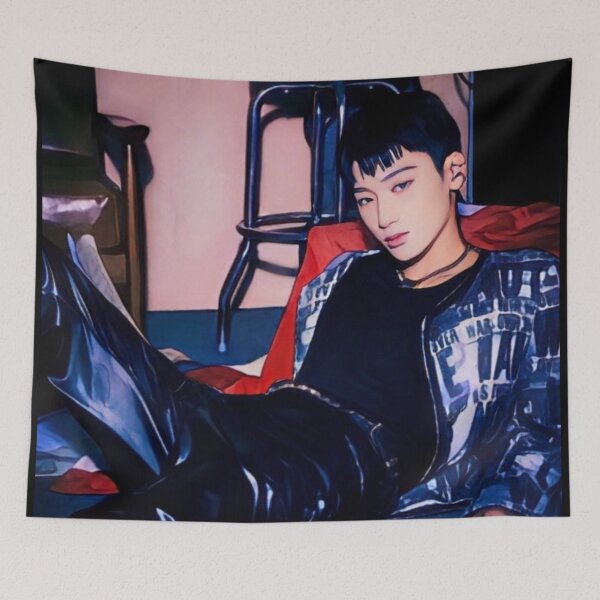Item preview, Ateez Rockstar San designed and sold by LiveKpop.
