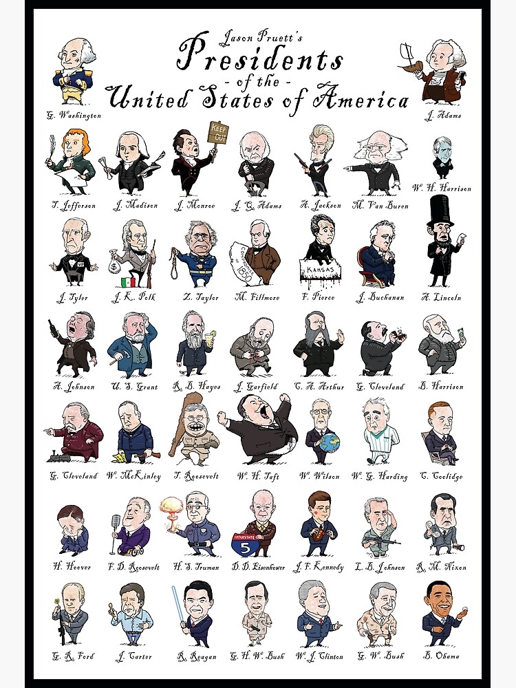 Presidents of the USA (with border) by jasonpruett