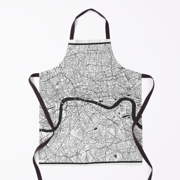 Item preview, London Map white background designed and sold by SHIT! CLOTHING.