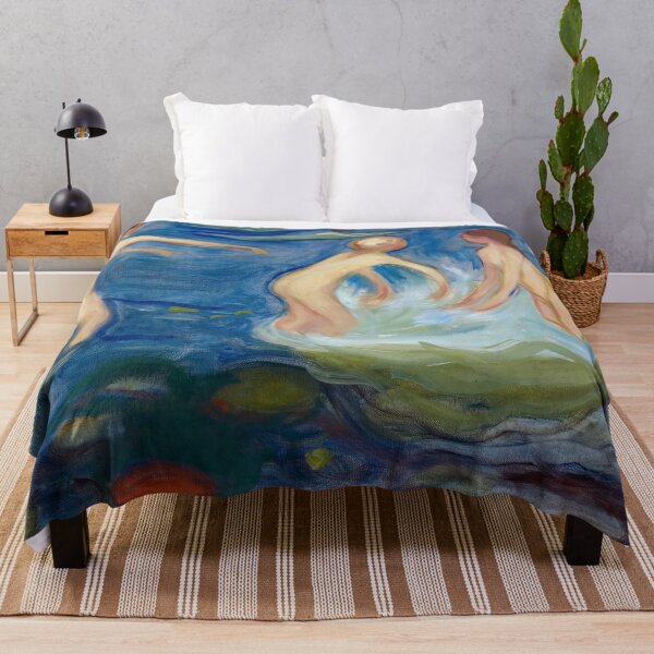 Item preview, Edvard Munch: Bathing Girls designed and sold by Vintage Wall Art.