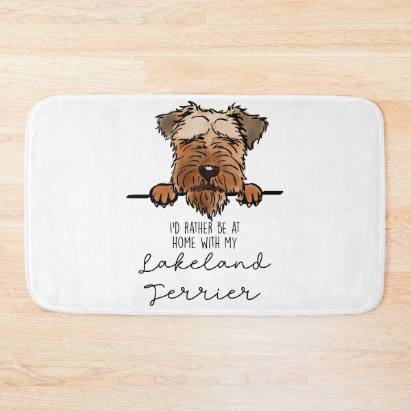Item preview, I’d rather be at home with my Lakeland Terrier designed and sold by Little Fuzz Shop.