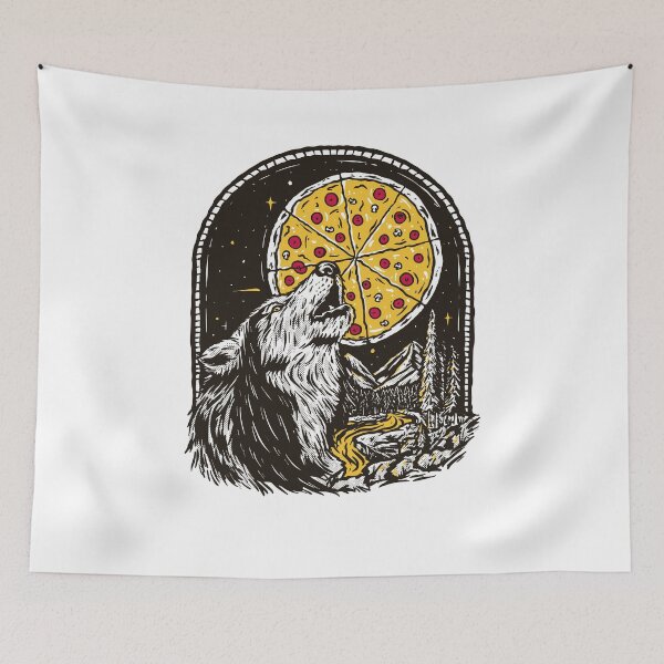 Item preview, Wolf, Pizza Moon designed and sold by DerSenat.