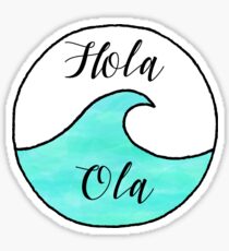 Hola, ola Sticker