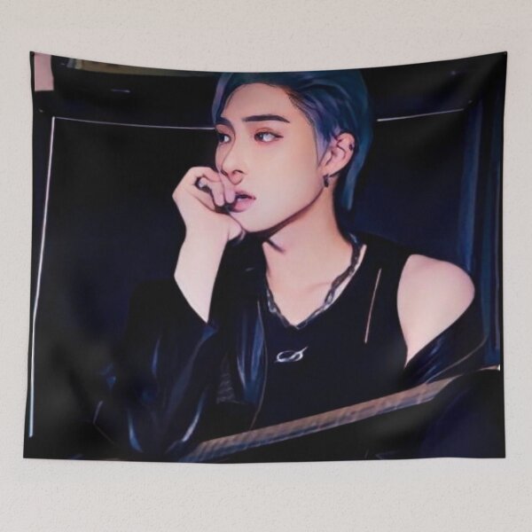 Item preview, Ateez Rockstar Mingi designed and sold by LiveKpop.