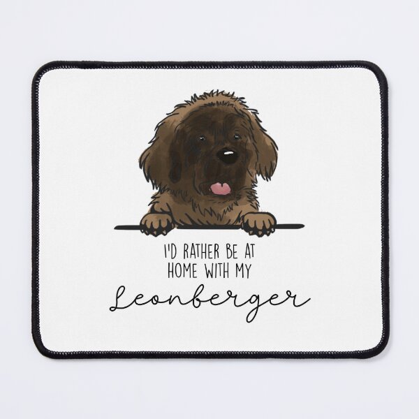 Item preview, I’d rather be at home with my Leonberger designed and sold by Little Fuzz Shop.