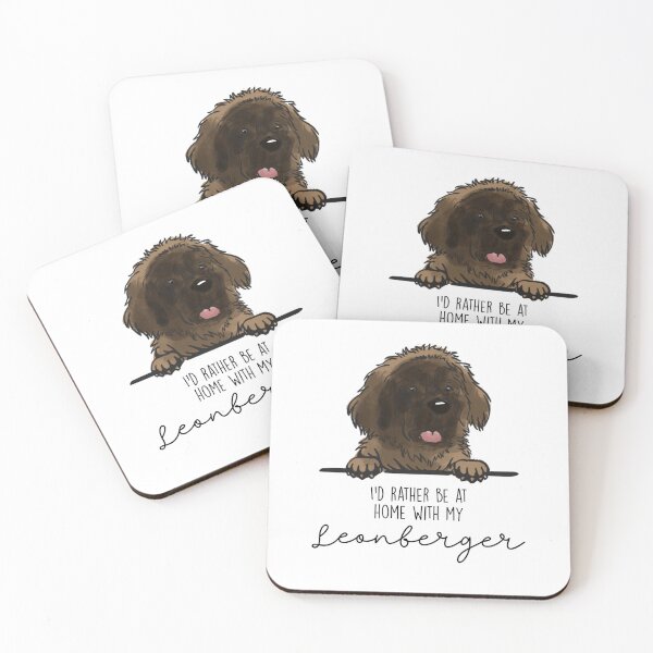 Item preview, I’d rather be at home with my Leonberger  designed and sold by Little Fuzz Shop.