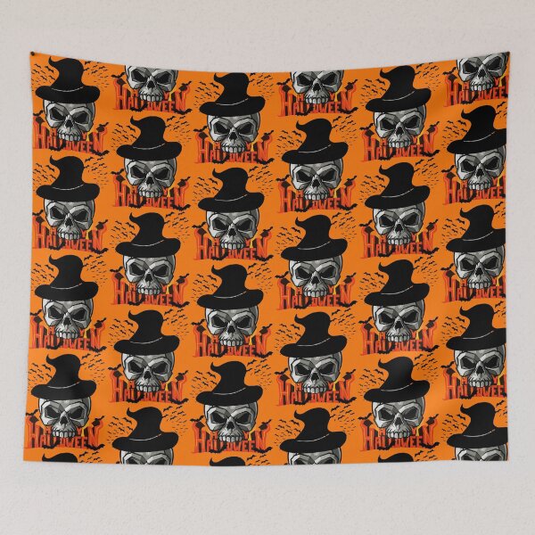 Item preview, Scary halloween skull designed and sold by reka88.