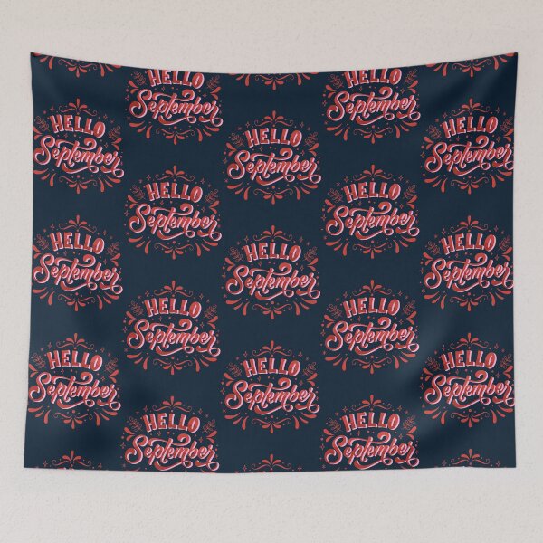 Item preview, Welcome September Hello September Welcome Autumn  (3)      designed and sold by wingedpupa.