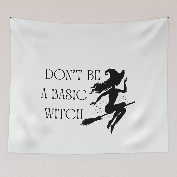 Item preview, Don't Be A Basic Witch Funny Halloween designed and sold by ZazzyPumpkin.