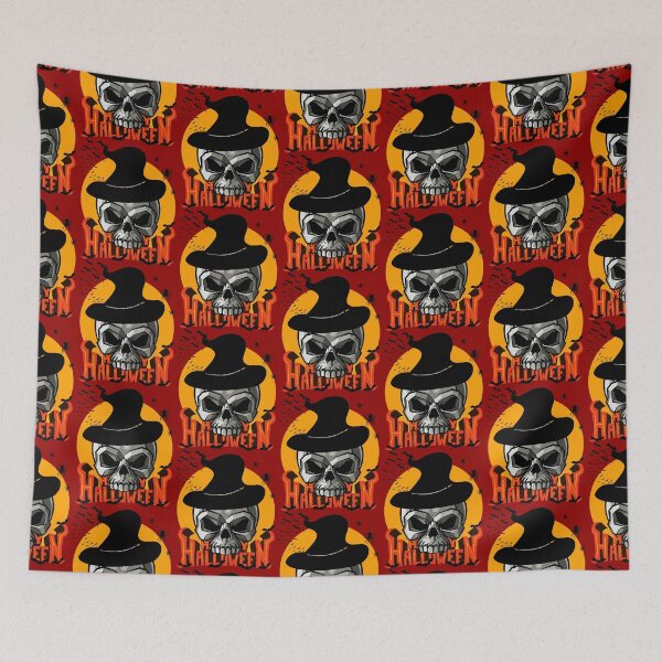 Item preview, Scary halloween skull designed and sold by reka88.