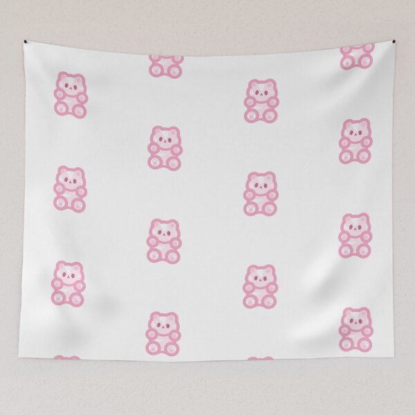 Item preview, cute kawaii pink bear designed and sold by yeehawboyy.