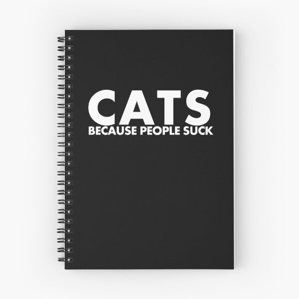 Item preview, Cats - Because People Suck designed and sold by GnomeEnthusiast.
