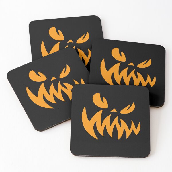 Item preview, Scary pumpkin face designed and sold by reka88.