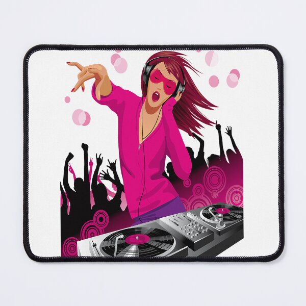 Item preview, dj girl ,music lovers designed and sold by itisShop.