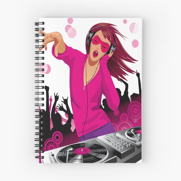 Item preview, dj girl ,music lovers designed and sold by itisShop.