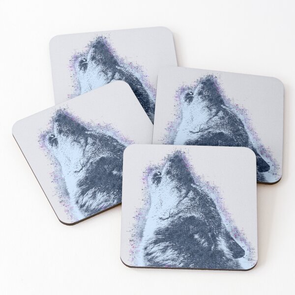Item preview, Typographic Design Wolf Portrait. designed and sold by GoodArtPix.