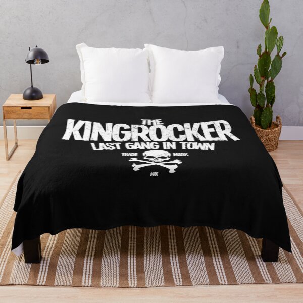 Item preview, Kingrocker distressed logo designed and sold by Kingrocker.
