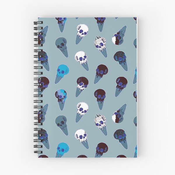 Item preview, Mini calaveras de helado Black n Blue designed and sold by TeaLeef.