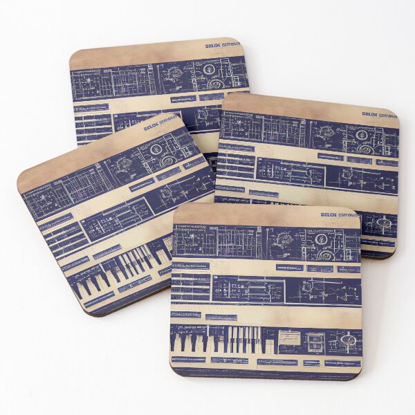 Item preview, Synth Abstracts 5 designed and sold by Creative Shed Designs.
