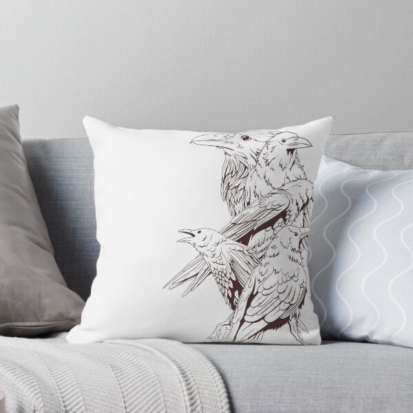 Item preview, The Crows (b&w) designed and sold by JoPhrasier.