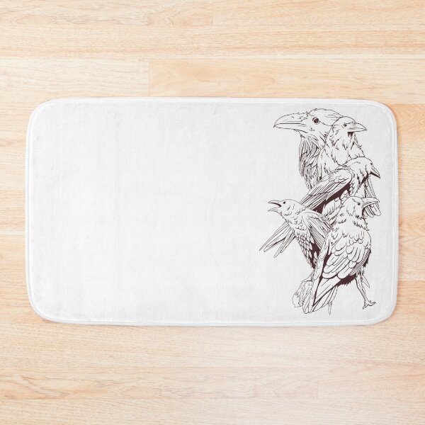 Item preview, The Crows (b&w) designed and sold by JoPhrasier.