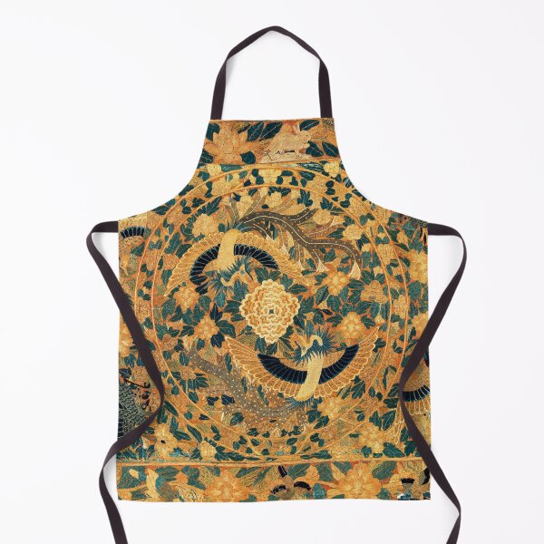Item preview, FLYING PHOENIXES AROUND LOTUS ,FLOWERS AND LEAVES Antique Chinese Floral designed and sold by BulganLumini.