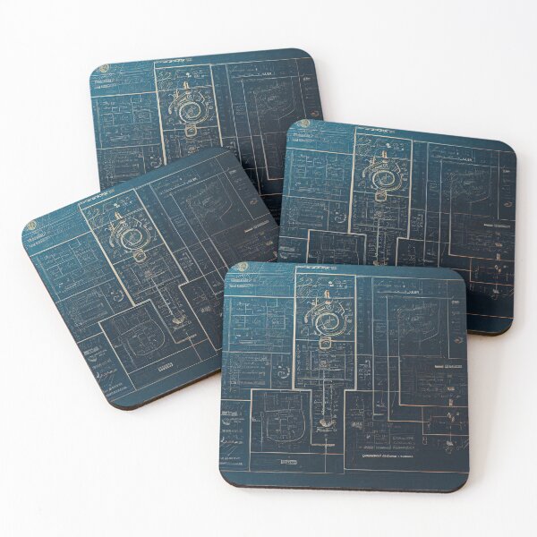 Item preview, Synth Abstracts 6 designed and sold by Creative Shed Designs.
