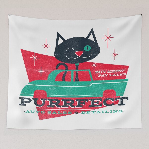 Artikelvorschau, Purrfect Auto Sales entworfen und verkauft von MomfiaTees.