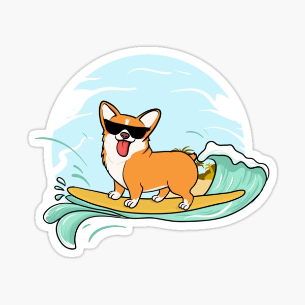 Corgi Funny Pembroke Welsh Dog Sticker