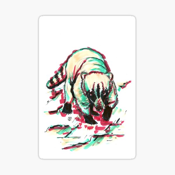 Marker Critters - Coatimundi Sticker